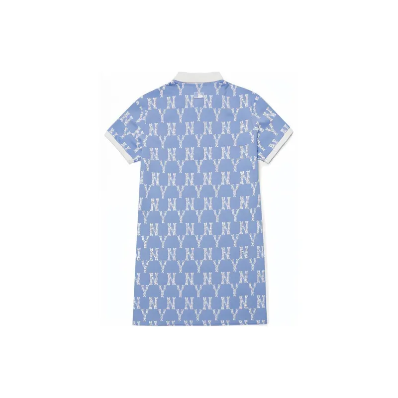 MLB Short Sleeved Dresses Women's Blue-1