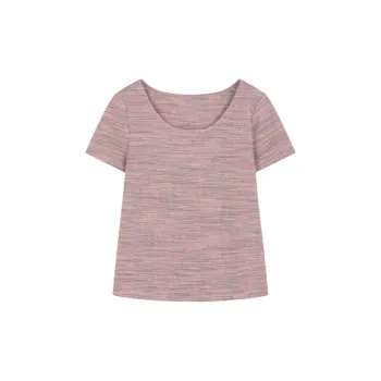 Mo Han Yi Mei T Shirt Women's Cream Pink