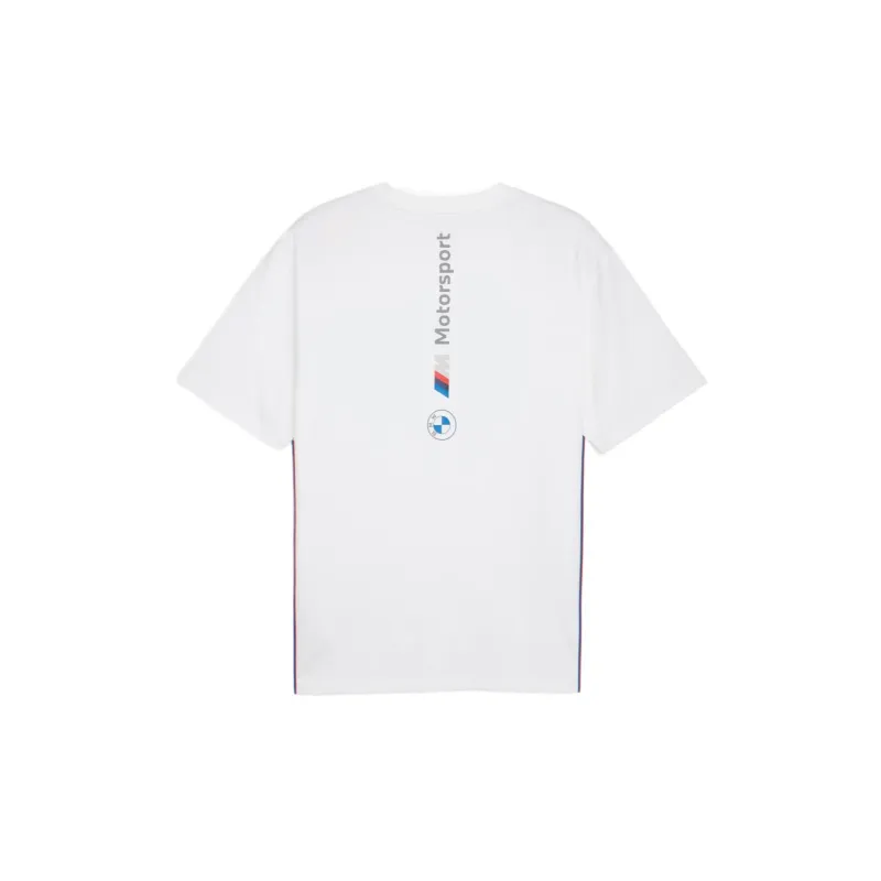 PUMA x BMW BMW M MOTORSPORT ESSENTIALS Racing T-Shirts Men's Puma White-1