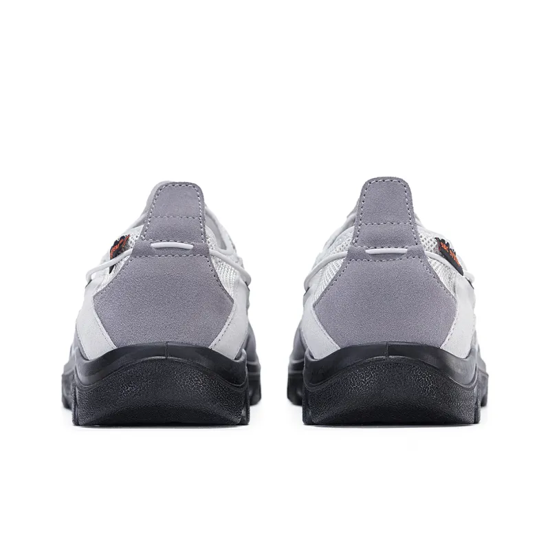 SLEADER Deep Water Cool Series Cushioning Lightweight Rebound Low Top Hiking Shoes Men's Feather Gray-3