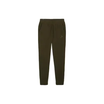 PUMA ESS ELEVATED Sweatpants WARMCELL Knitted Sports Pants Men's Dark Olive