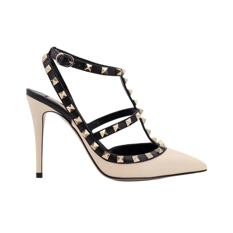 Valentino Garavani Rockstud Pointed Toe Pumps-1