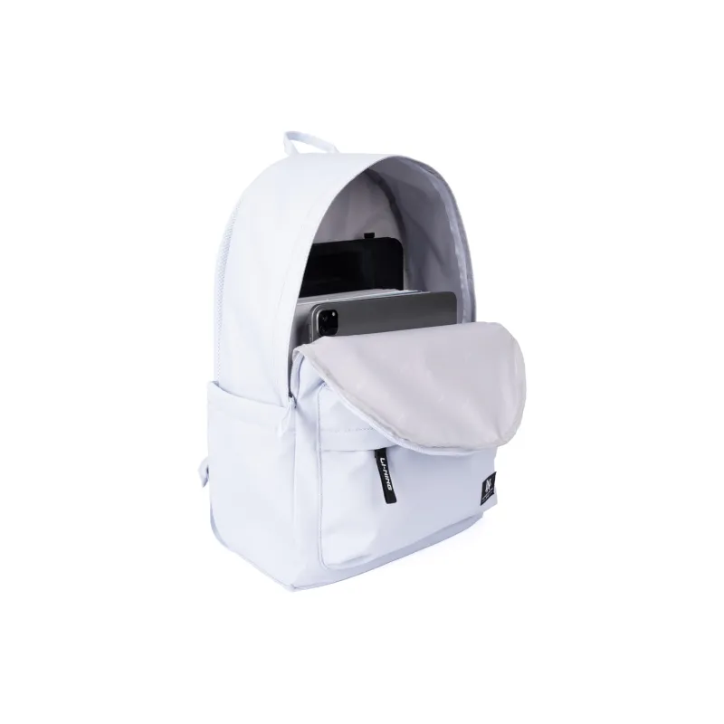 LiNing Polyester Backpack Unisex Light Frost Blue-4