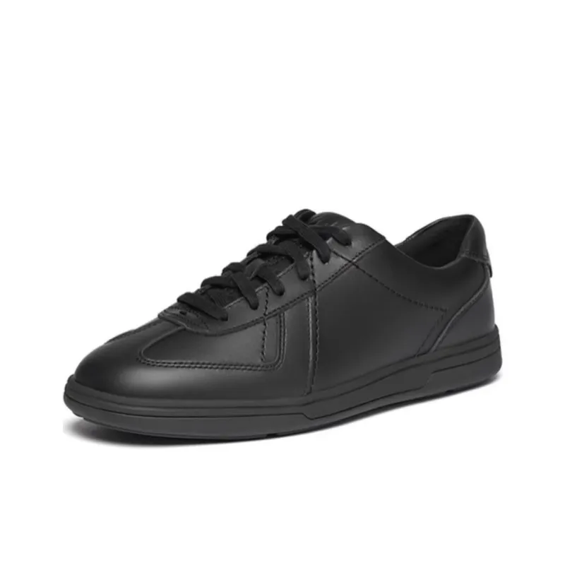 Clarks Craftravel Met Low-Top Skateboard Shoes Men's Black-2