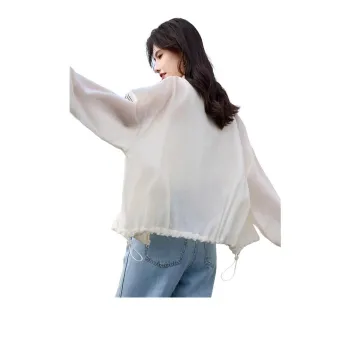 She Enjoys Cropped Coat Women's Milk White