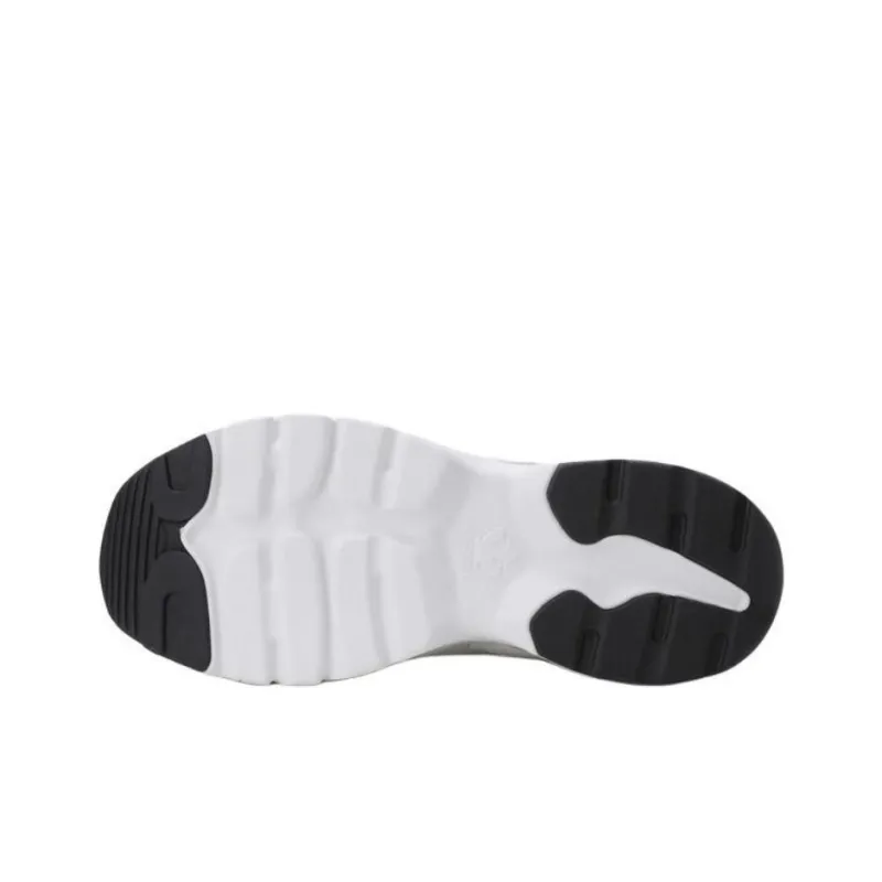 DESCENTE Anti Slip Wear Resistant Low Top Casual Shoes Unisex White Black-4