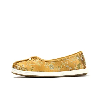 Old Meihua Casual Single Shoes Women's Gold