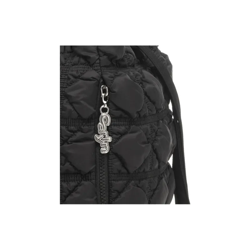 CARLYN Nylon Backpack Regular Women's Black-5