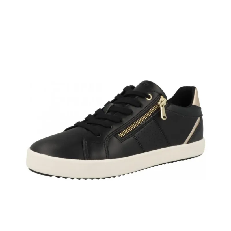 GEOX Blomiee Low-Top Skateboard Shoes Women's Black-1