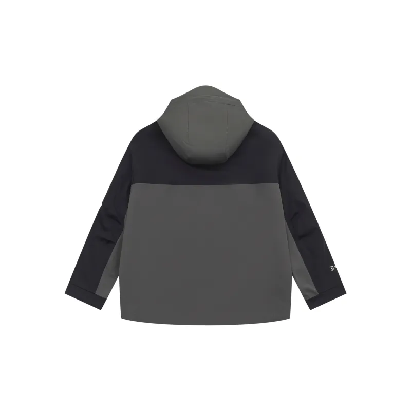 MLB Boston Red Sox Basic Collection SS25 Windproof Jackets & Coats Unisex Dark Charcoal Gray-1