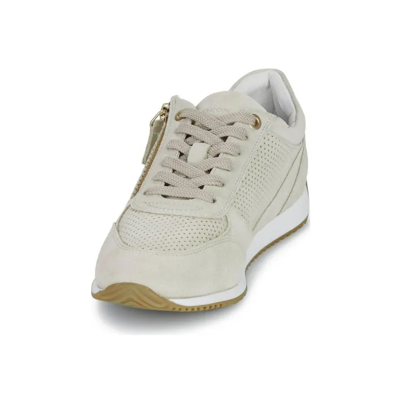 GEOX D CALITHE Low Top Casual Shoes Women's Light Gray-2