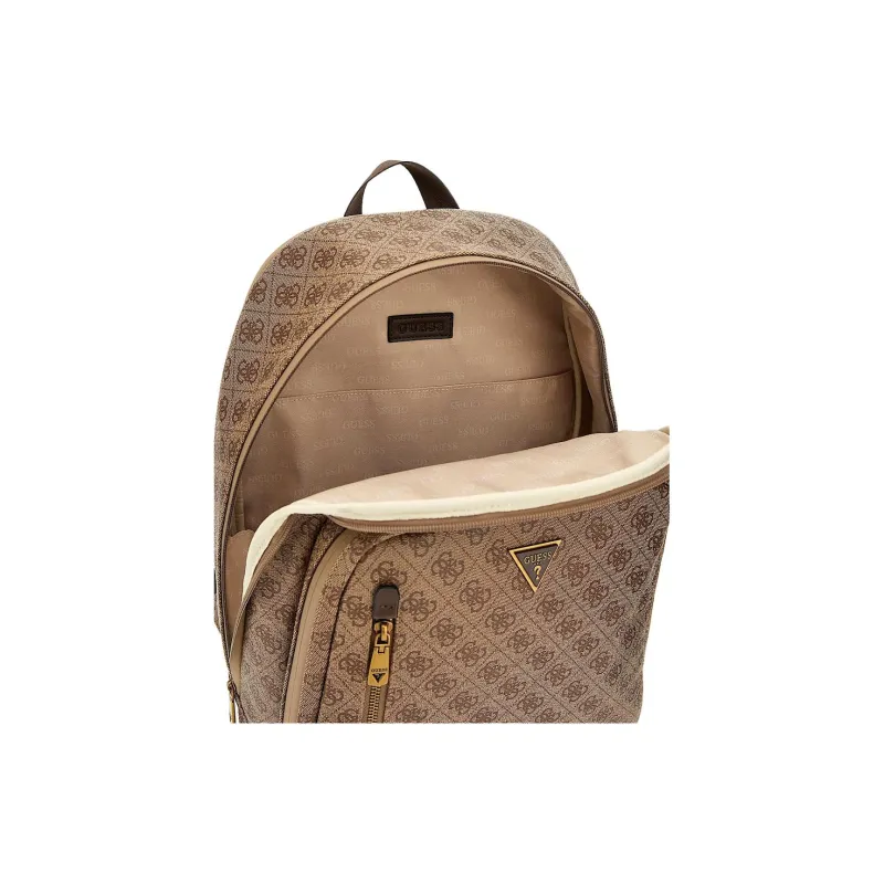 GUESS Polyurethane Backpack Men's Brown-2