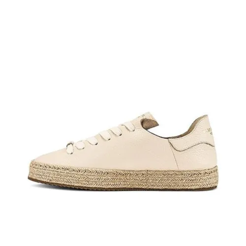 SAM EDELMAN POPPY JUTE Anti-Slip Wear-Resistant Low-Top Skateboard Shoes Women's Beige