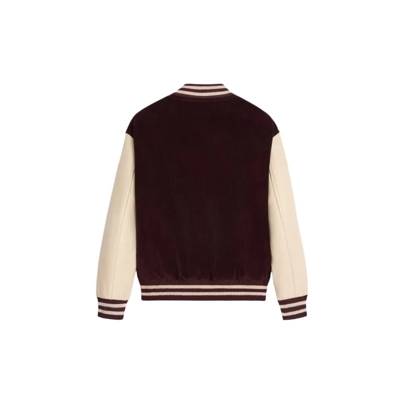 CELINE Loose Teddy Jacket In Triomphe Corduroy-1