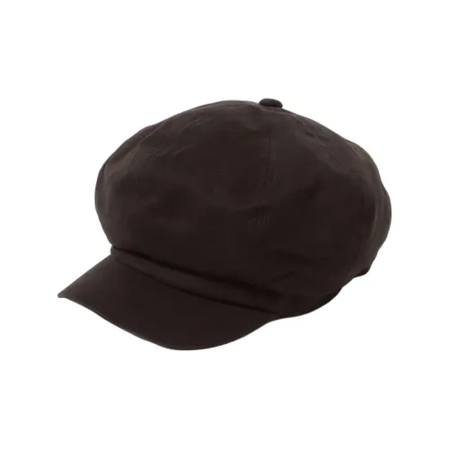 Beams Cotton Berets Women's Black