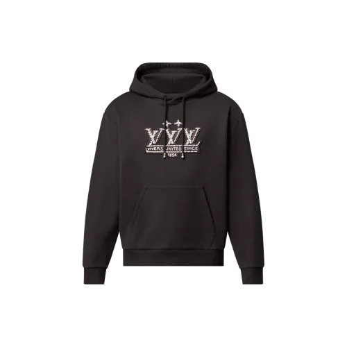 LOUIS VUITTON Pearl Embellished Hoodie