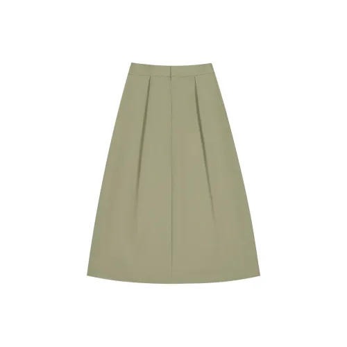 New Balance MET 24 Casual Long Skirt Women's Medium Brown Gray