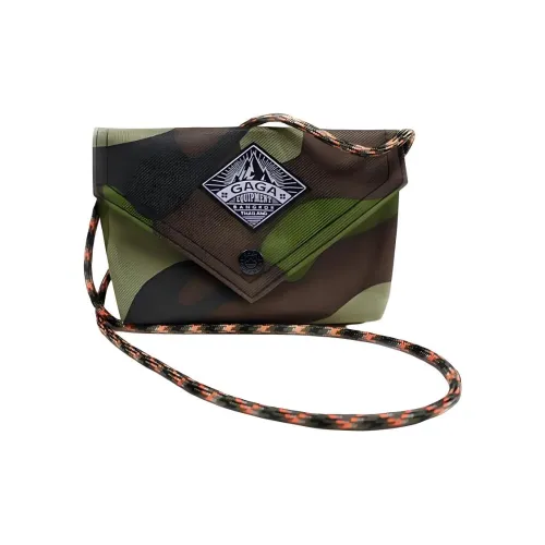 GAGA EQUIPMENT Nylon Crossbody Bag Unisex Army Green Camouflage