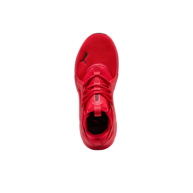 PUMA Softride Enzo Evo Anti Slip Wear Resistant Low Top Running Shoes Men's Red-3