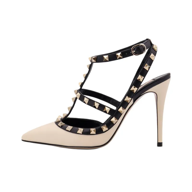 Valentino Garavani Rockstud Pointed Toe Pumps-0
