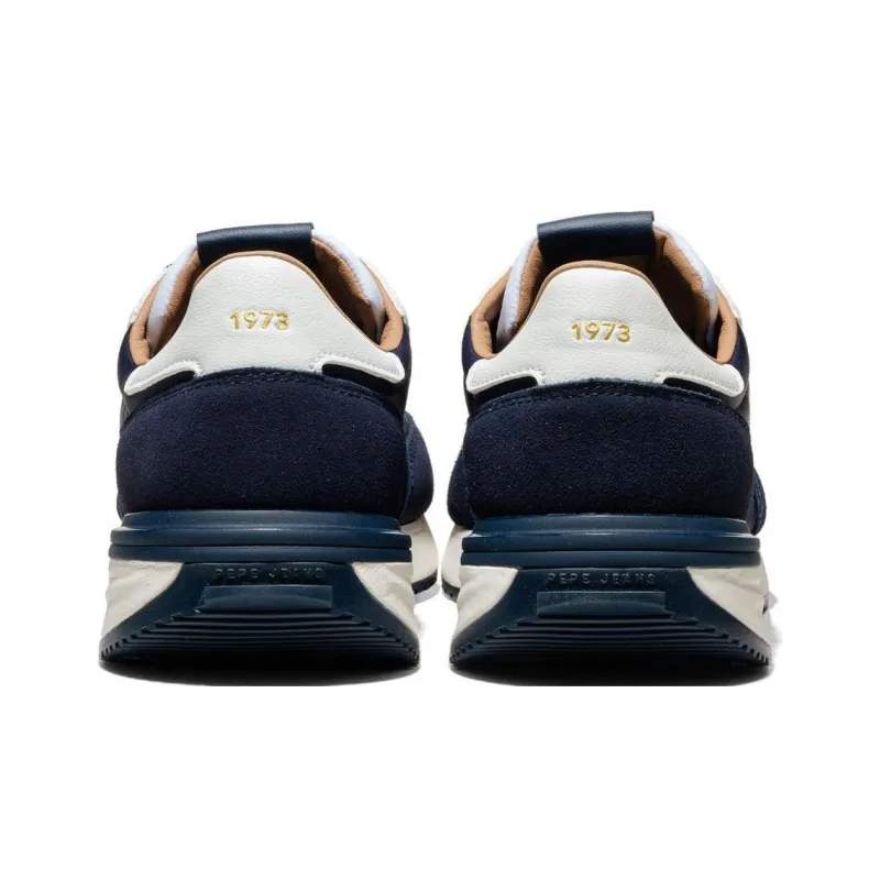 Pepe Jeans Abrasion-Resistant Low-Top Casual Shoes Men's Blue-4