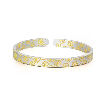 JINLIUFUJIXIANG 990 Silver Sterling Silver Bracelets Women's