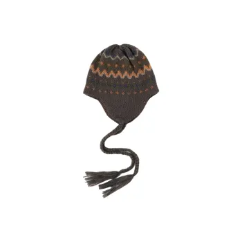 Beams Acrylic, Knitted Fabric Beanies Women's Brown