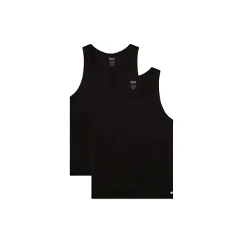 DIESEL Sleeveless T Shirt Men's 2 Pack Black