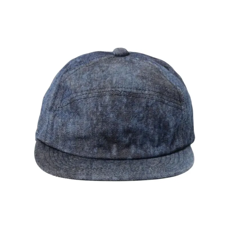 Beams Cow Leather, Cotton Baseball Caps Unisex Blue-1