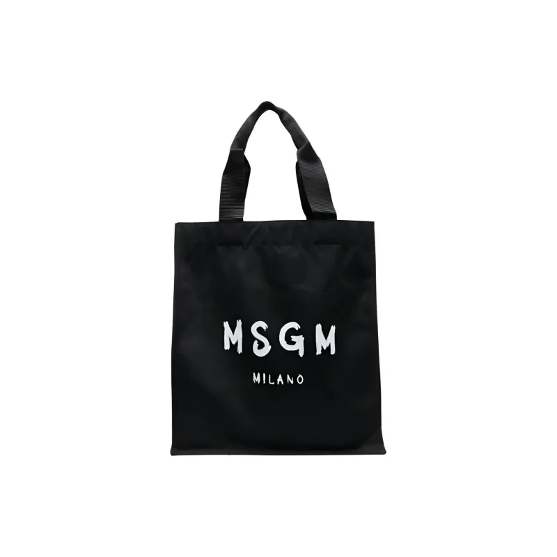 MSGM Logo Printed Tote Bag-0