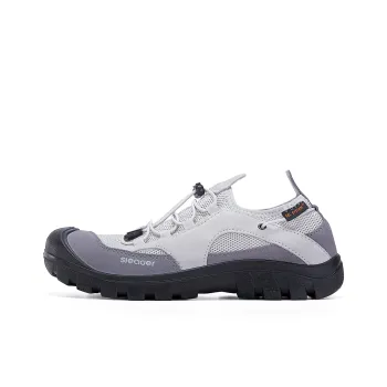 Slider Deep Water Cool Series Cushioning Lightweight Rebound Low Top Hiking Shoes Men's Feather Gray