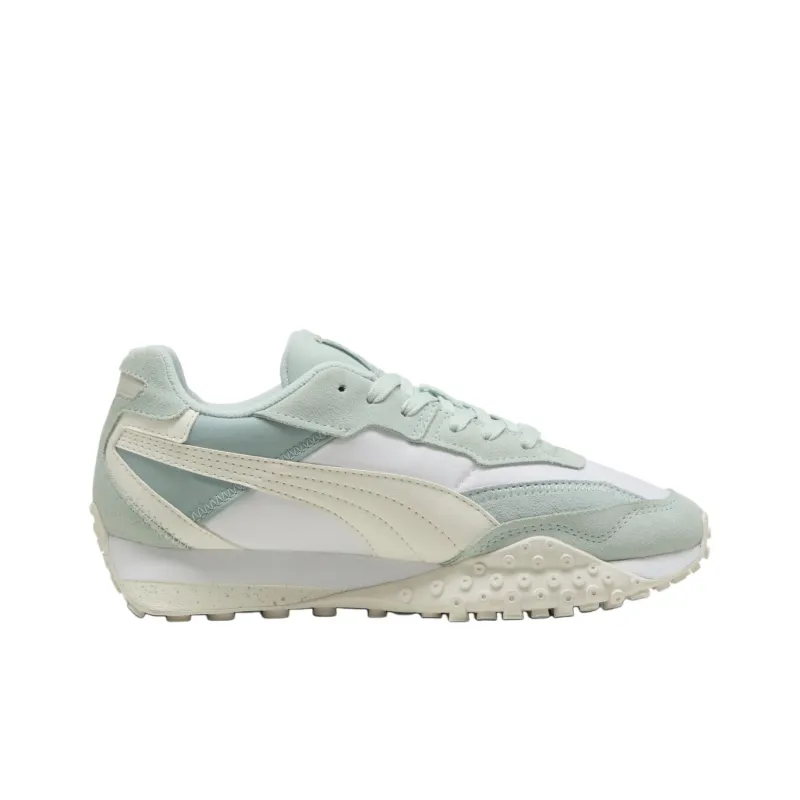 PUMA Blktop Rider Anti Slip Wear Resistant Low Top Casual Shoes Unisex Green White-1