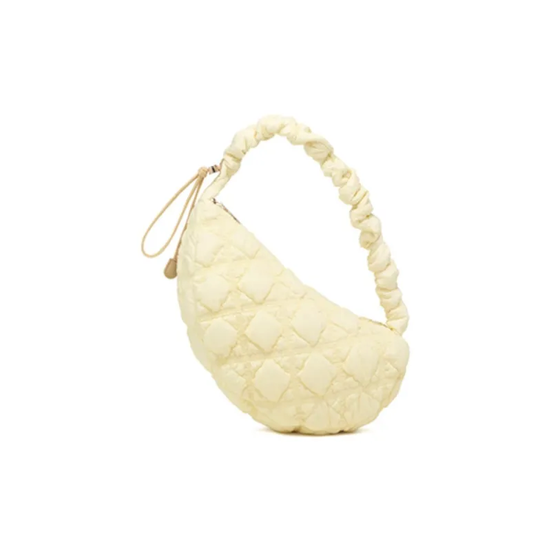 CARLYN Nylon Crossbody Bag, Shoulder Bag Women's Beige Yellow-3
