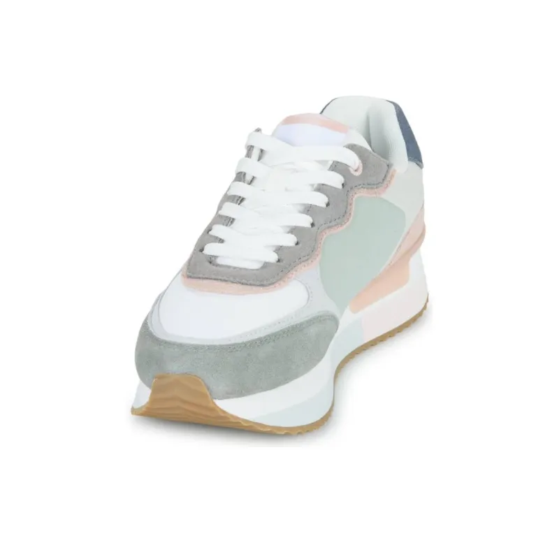 Pepe Jeans Anti-Slip Wear-Resistant Low-Top Casual Shoes Women's Beige Green Gray-1