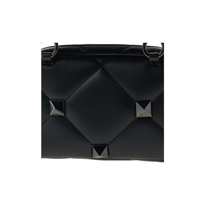 Valentino Garavani Roman Stud Quilted Shoulder Bag-8