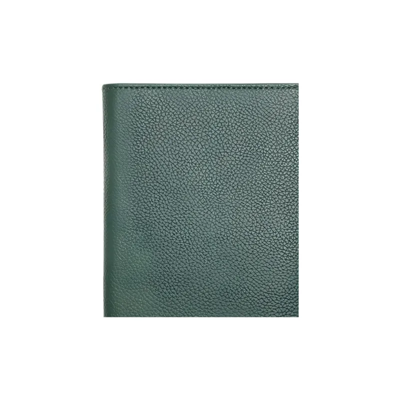 ZARA Cow Leather Wallet Men's Green-4