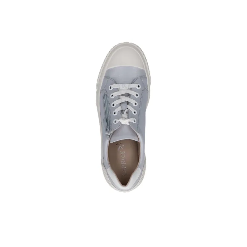 CAPRICE Anti-Slip Wear-Resistant Low-Top Skateboard Shoes Women's Blue-3