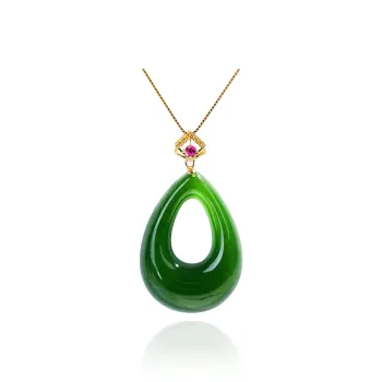 CUIYOUSHIJIA Hetian Jade Pendants Jasper Women's