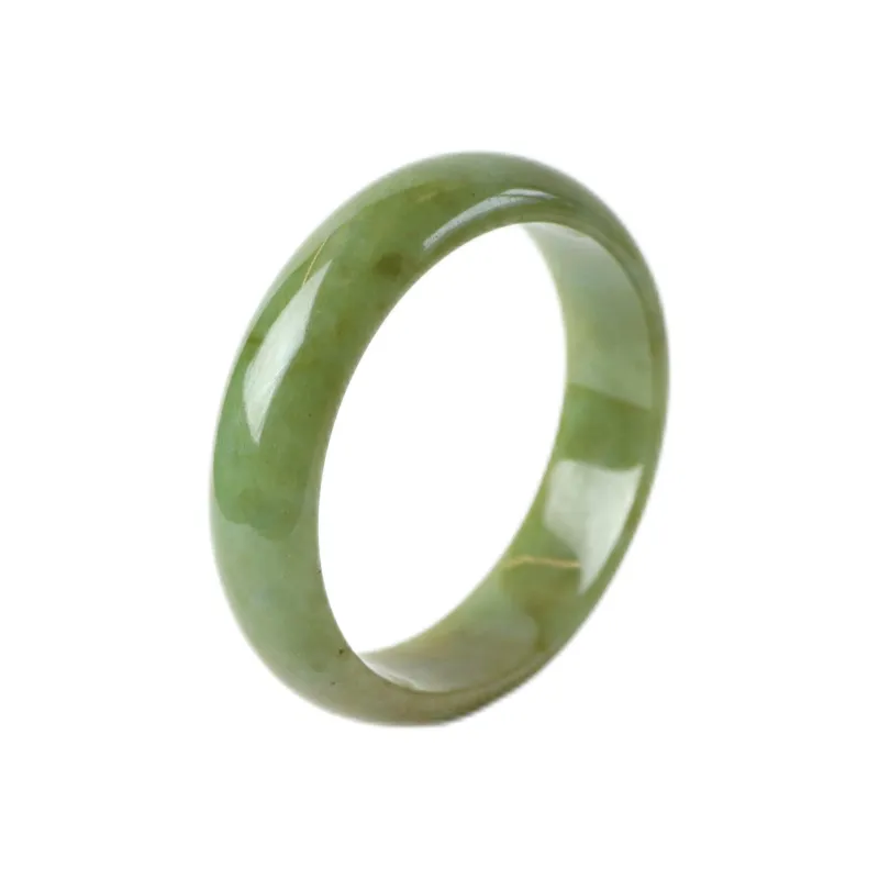 South Asia Bean Type Jadeite Bangles Unisex-0