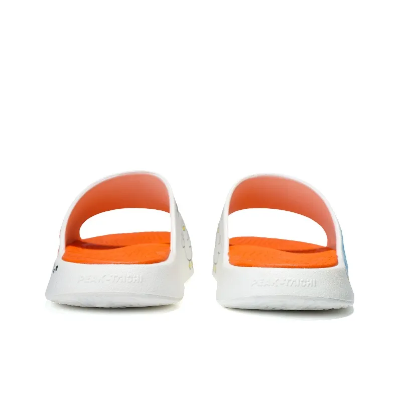 PEAK State Pole Slip Resistant Odor Resistant Slide Slippers Women's White Blue-12