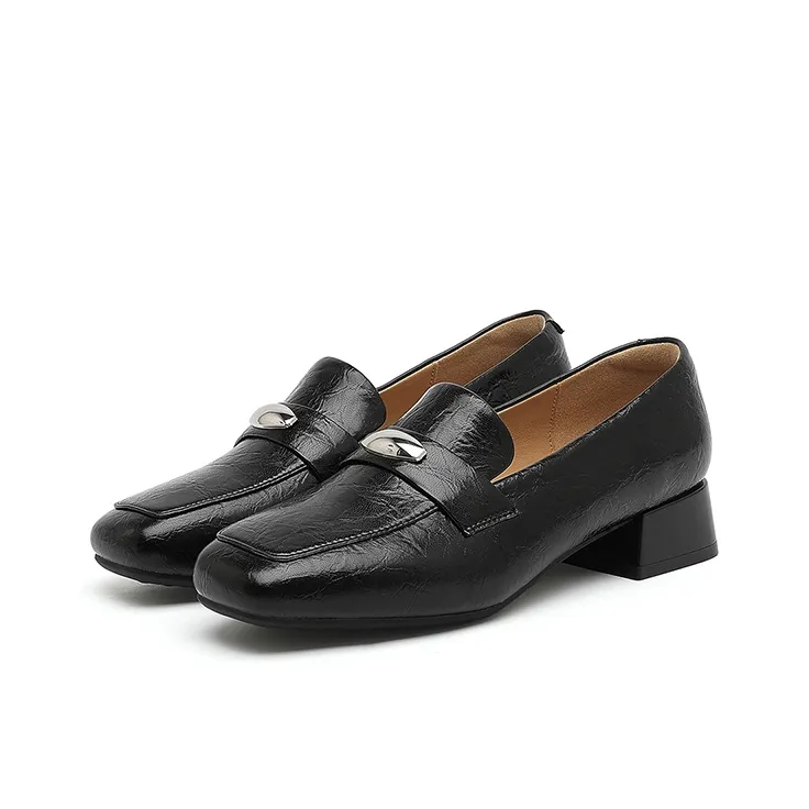 DAPHNE Loafers Women's Black/Beige-2