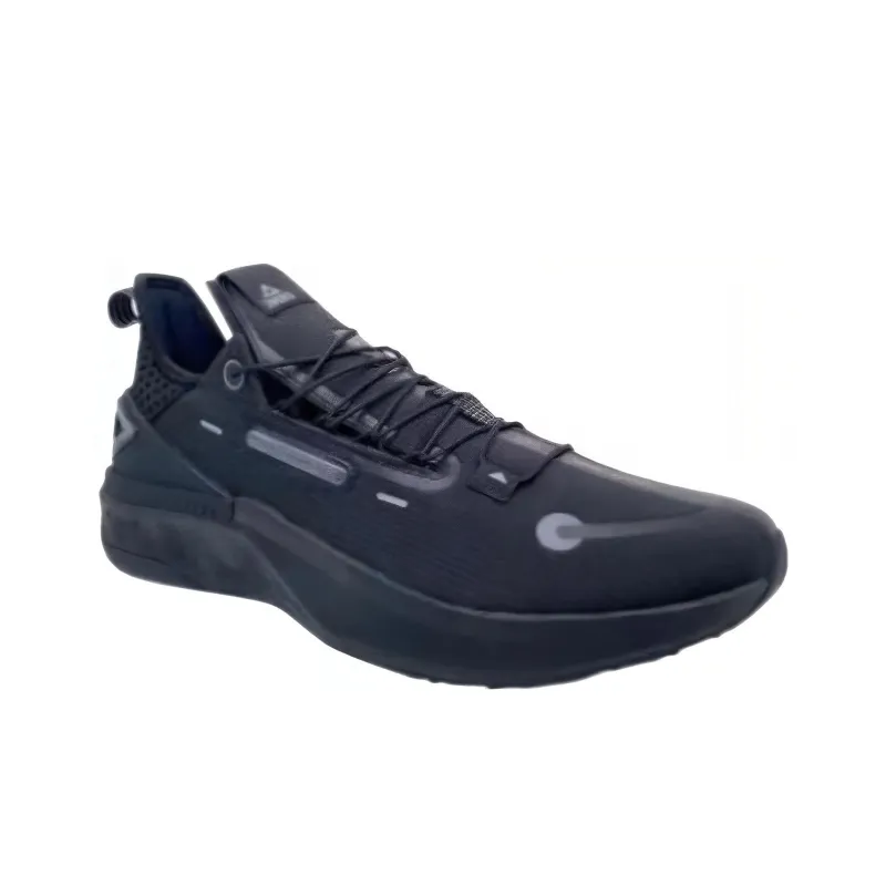 PEAK State Pole 4.0 Cushioning Wear Resistant Low Top Running Shoes Unisex All Black-1