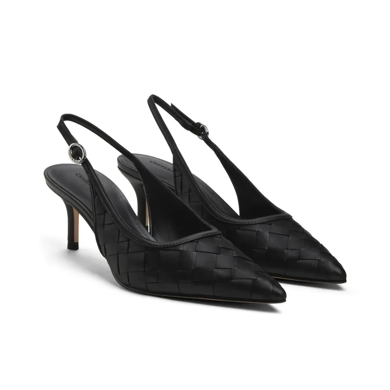 CHARLES&KEITH Small Ck One Strap Sandals 6.3cm Women's-13