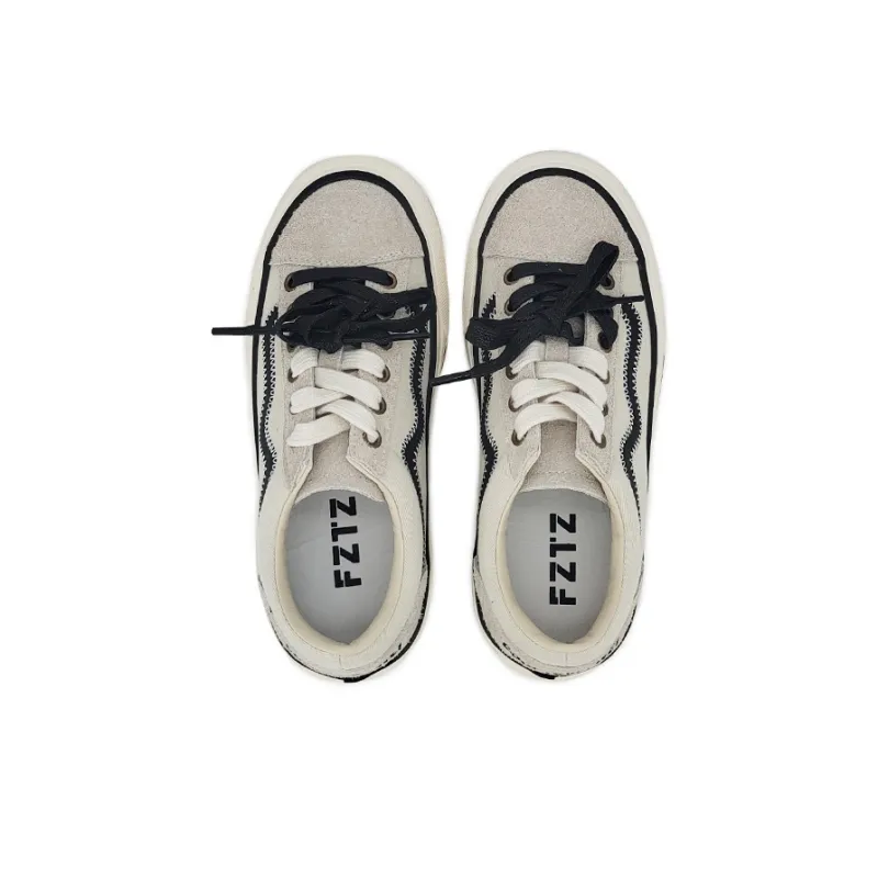 FZTZ Height Increasing Anti-Slip And Wear-Resistant Low-Top Skateboard Shoes Women's-13