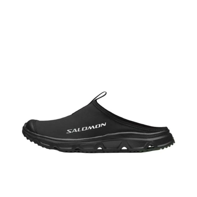 SALOMON RX Slide 3.0 Abrasion-Resistant Slip-Resistant Wrap-toe Slippers Unisex Black-0