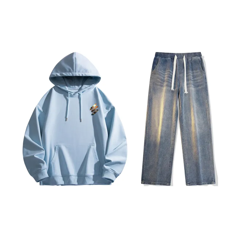 Airwalk Sweatshirt Set Unisex Black-81