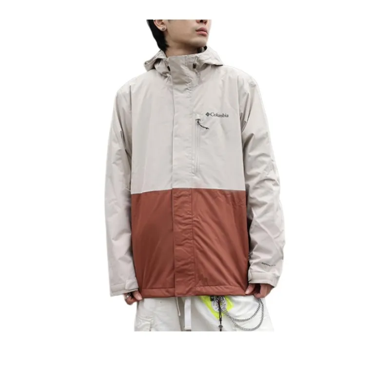 Columbia City Outdoor Collection Waterproof, Windproof, Breathable, And Thermal Windbreaker Jacket Men's Ecru-1
