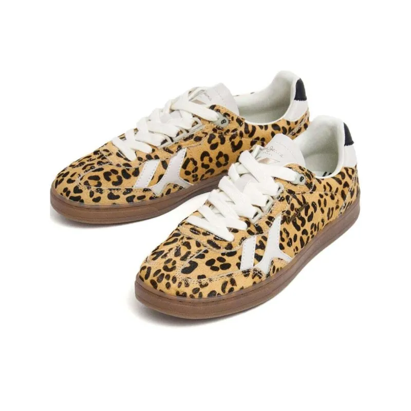 Pepe Jeans Slip-Resistant Low-Top Skateboard Shoes Women's Brown-1