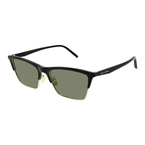 SAINT LAURENT Injection Molded Cat Eye Sunglasses Women's Black