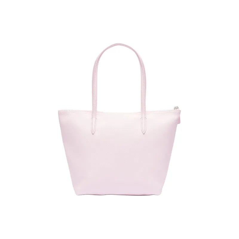 LACOSTE PVC Tote Bag Shopping Bag Handbag Small Size Women's Pink-2